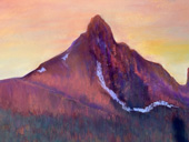 Mountain High - 3 Finger Jack - Original pastel - 23” x 18” - Museum Glass Framing